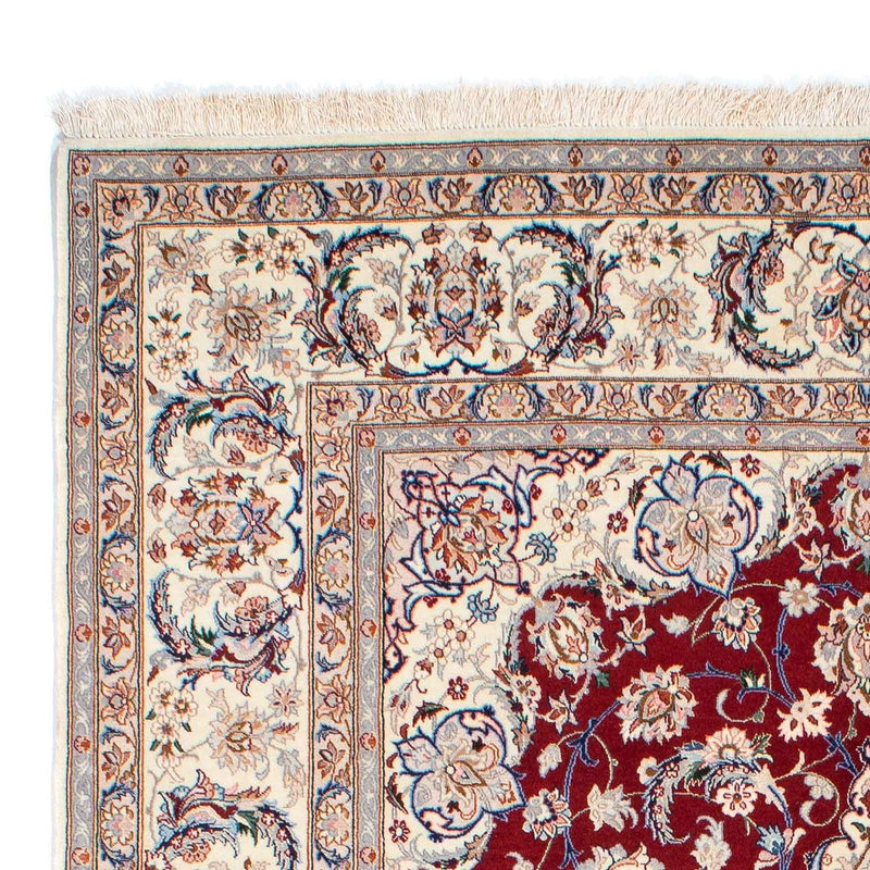 Persisk tæppe - Isfahan - Premium - 243 x 157 cm - rød