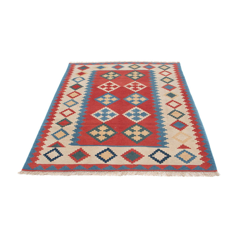 Kelim-tæppe - orientalsk - 172 x 117 cm - mørkerød