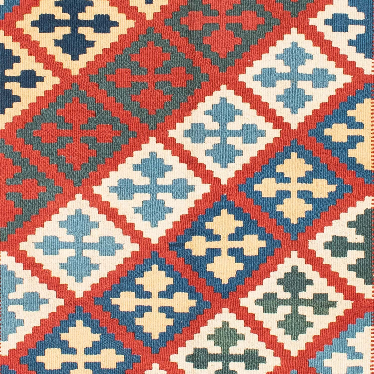 Kelim-tæppe - orientalsk - 177 x 123 cm - beige