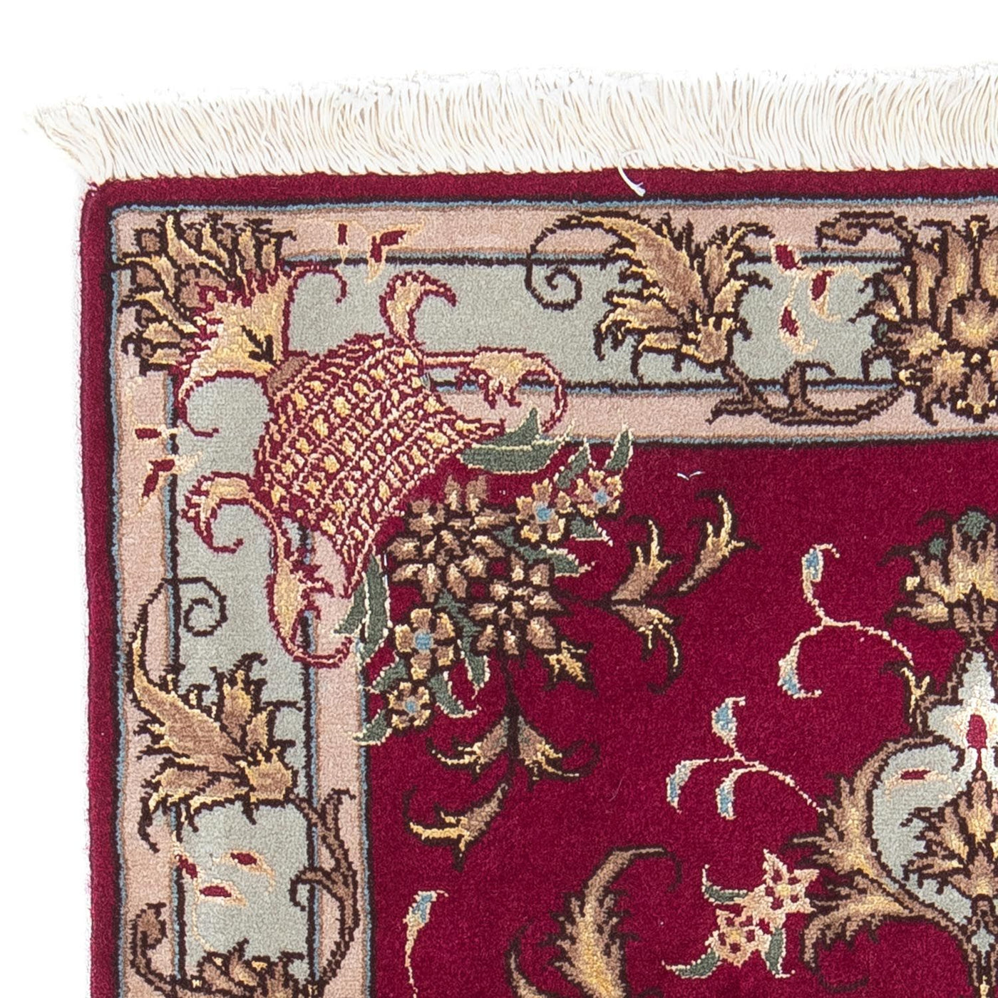 Tabriz - 50 Raj Tæppe 87x60cm - Persisk tæppe