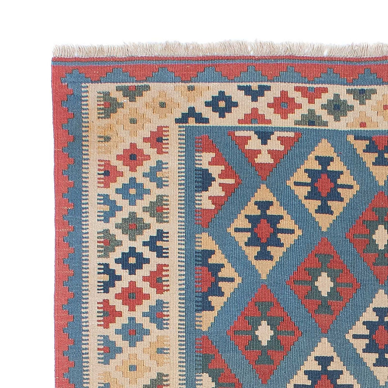Kelim-tæppe - orientalsk - 174 x 123 cm - blå