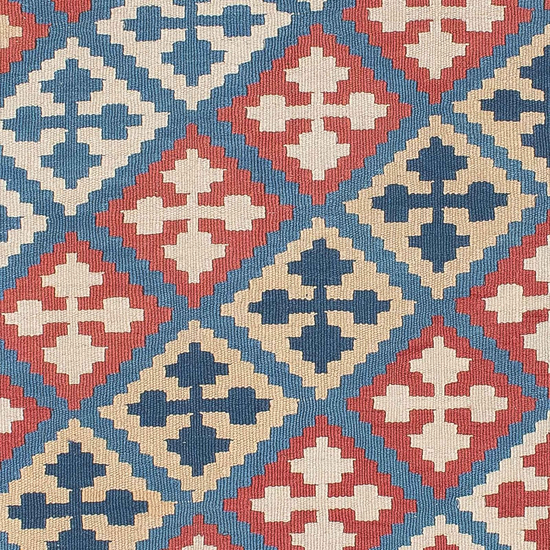 Kelim-tæppe - orientalsk - 180 x 118 cm - blå