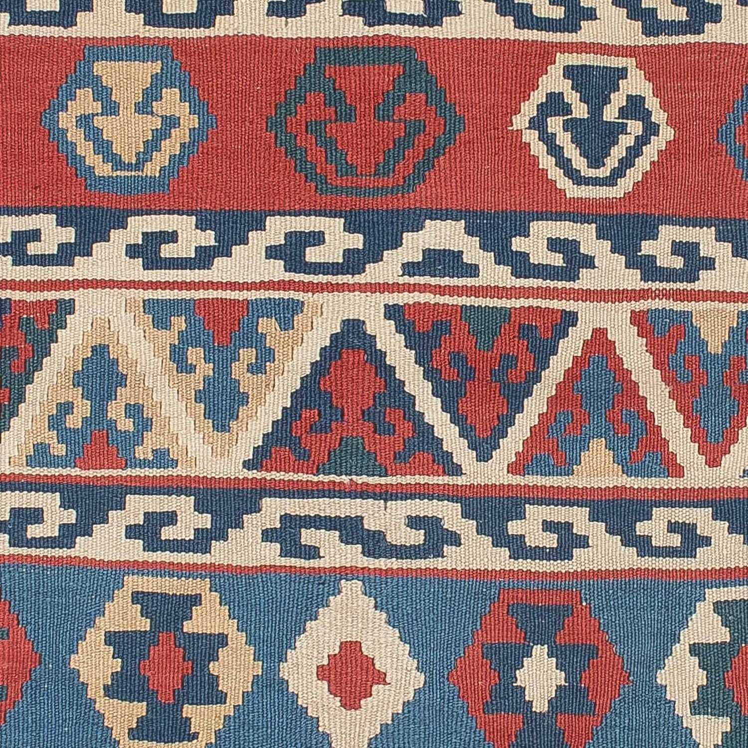 Kelim-tæppe - orientalsk - 173 x 109 cm - flerfarvet