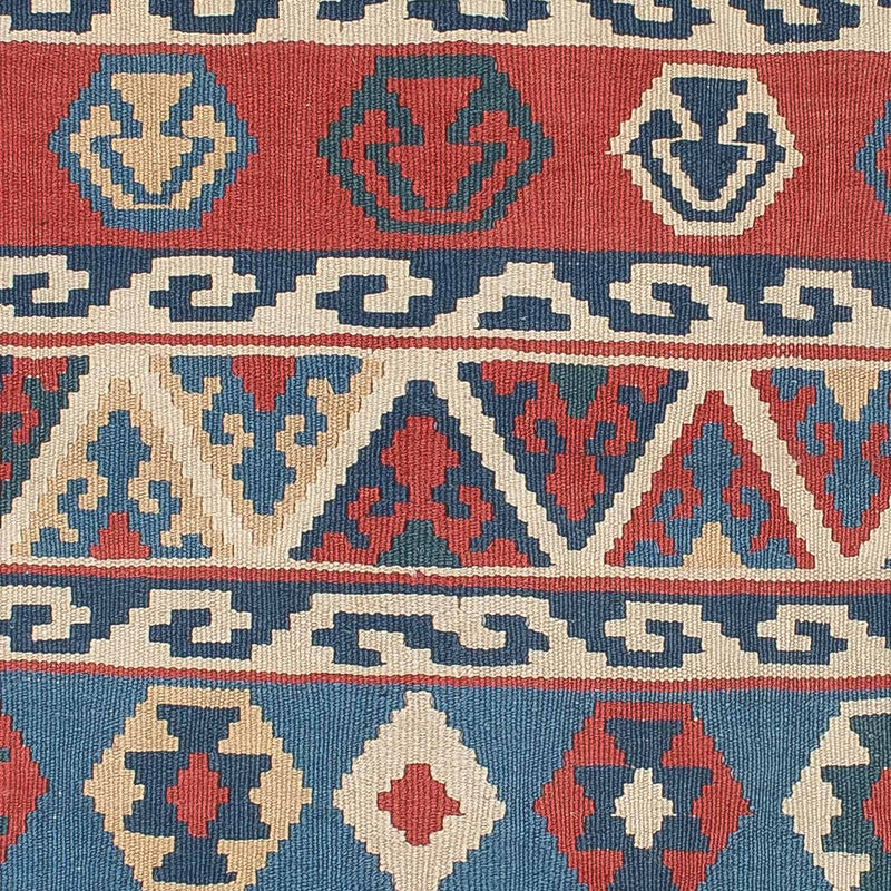 Kelim-tæppe - orientalsk - 173 x 109 cm - flerfarvet