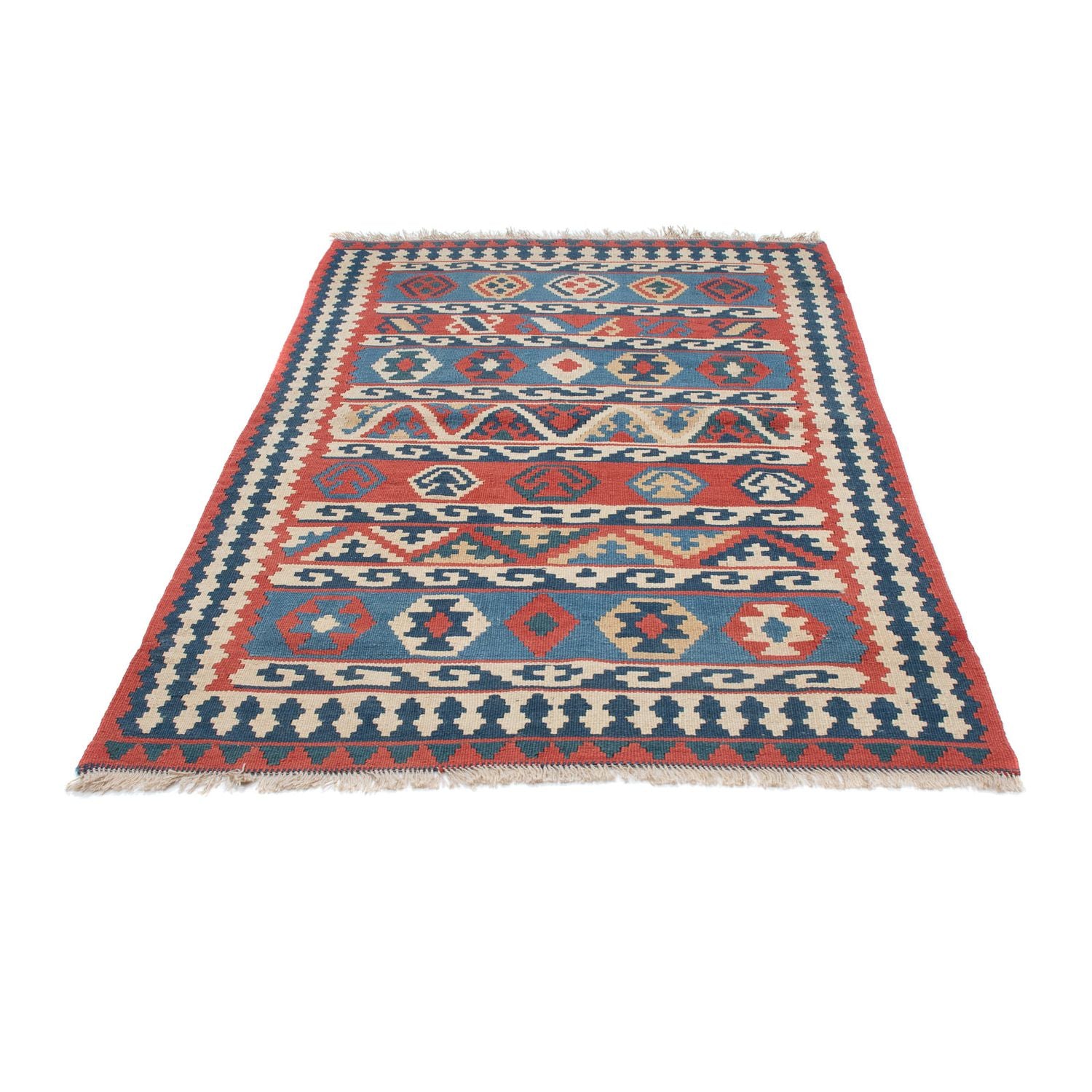 Kelim-tæppe - orientalsk - 173 x 109 cm - flerfarvet