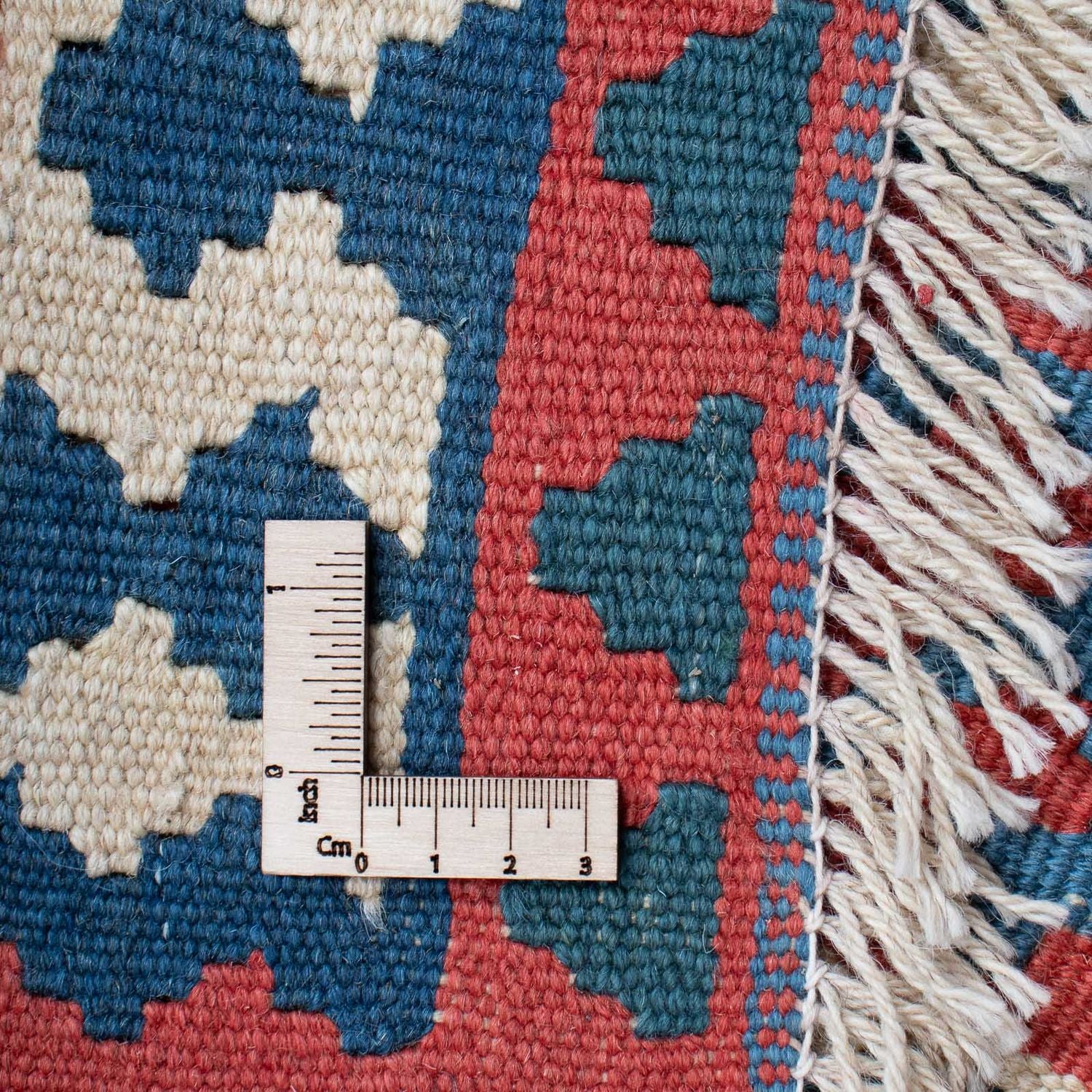 Kelim-tæppe - orientalsk - 173 x 109 cm - flerfarvet