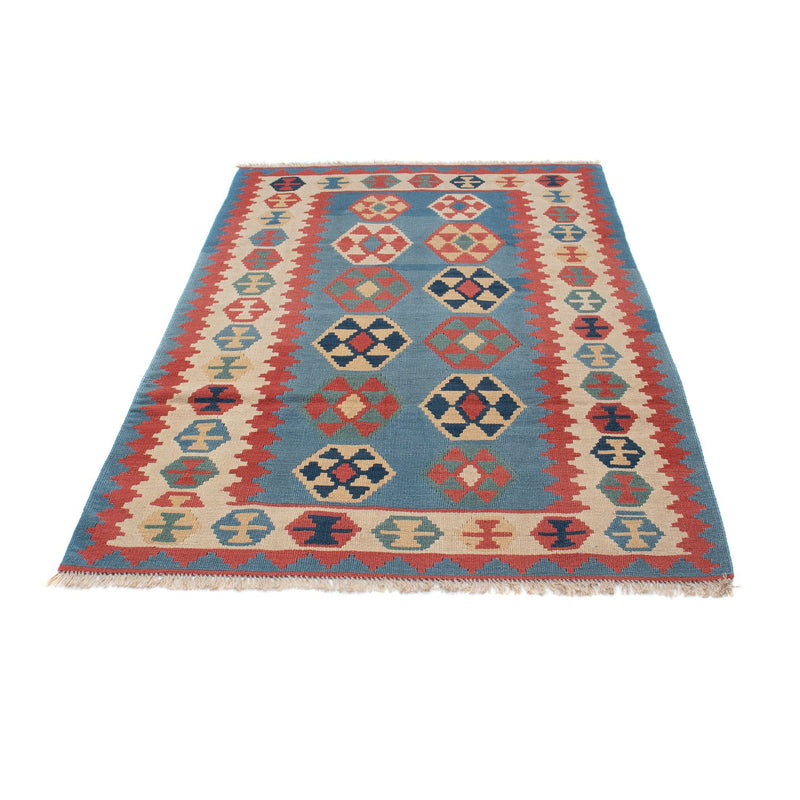 Kelim-tæppe - orientalsk - 179 x 108 cm - blå