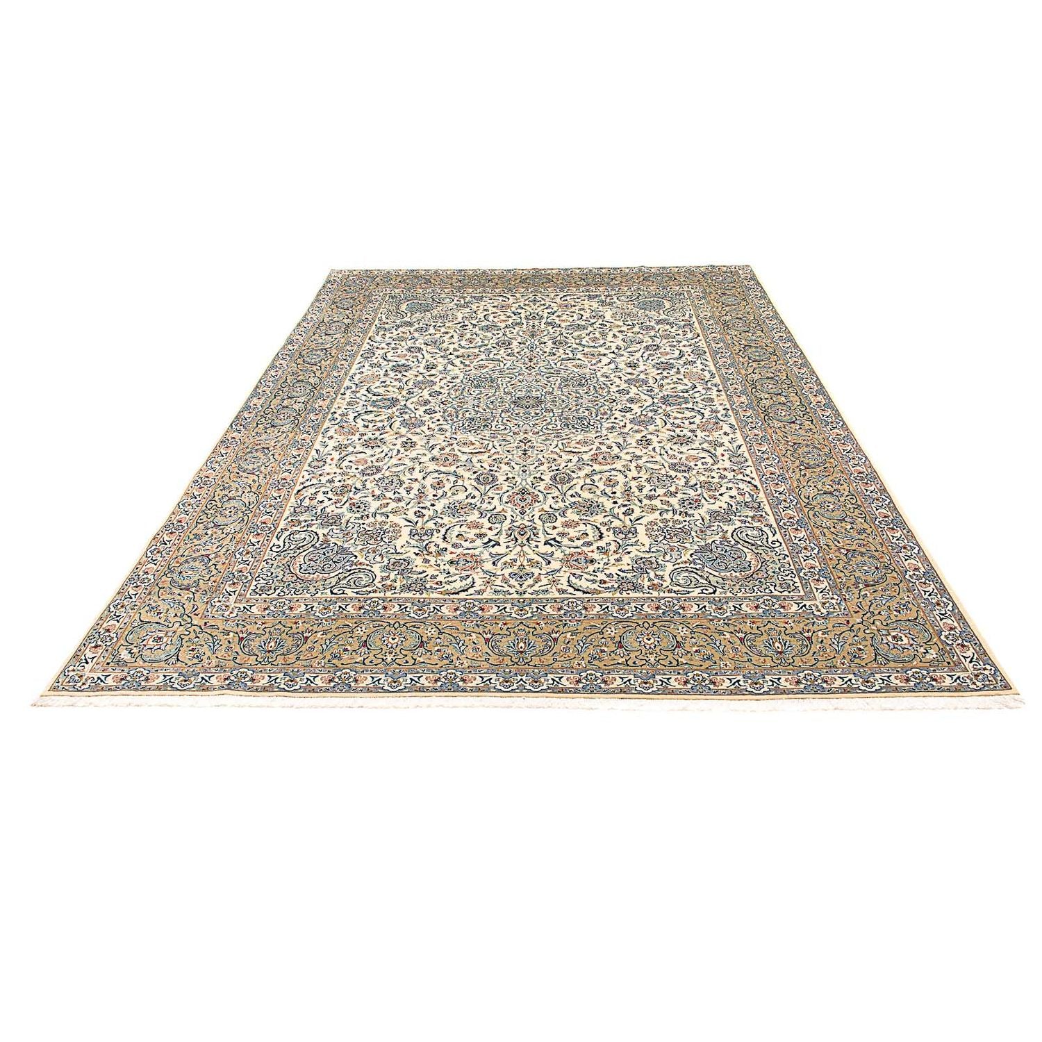 Persisk tæppe - Keshan - 423 x 312 cm - beige