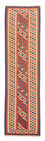 Løber Kelim-tæppe - orientalsk - 300 x 84 cm - flerfarvet
