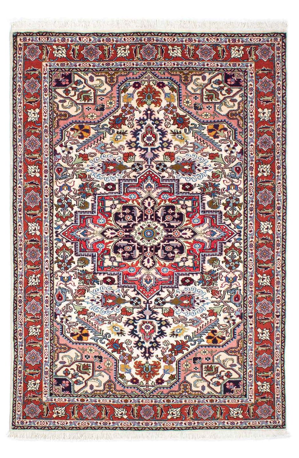 Persisk tæppe - Nomadisk - 206 x 138 cm - flerfarvet