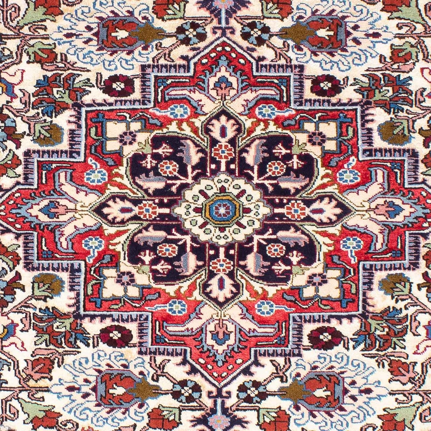 Persisk tæppe - Nomadisk - 206 x 138 cm - flerfarvet
