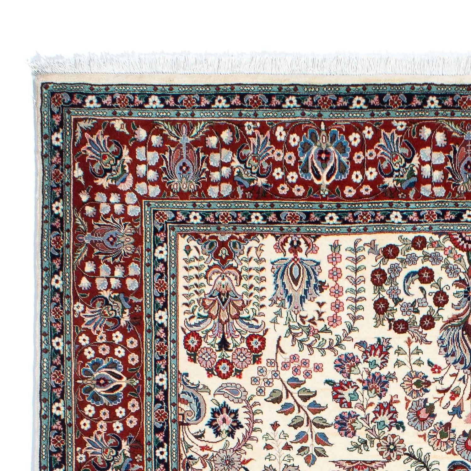 Persisk tæppe - Ghom - 240 x 176 cm - beige