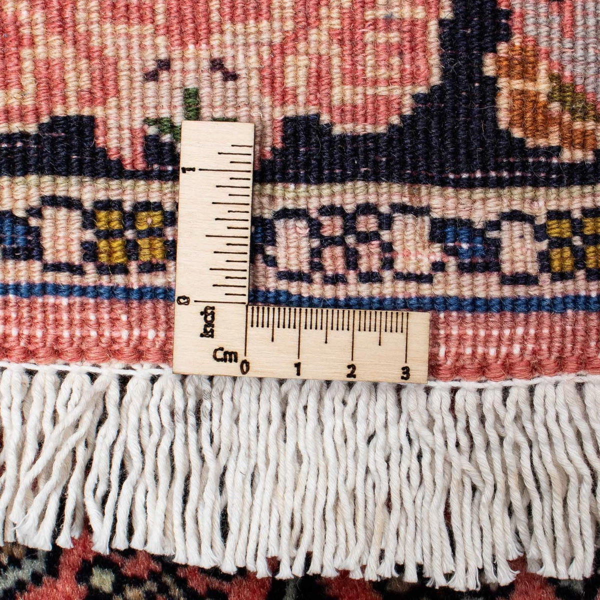 Persisk tæppe - Nomadisk - 123 x 75 cm - lysrød