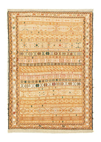 Kelim-tæppe - orientalsk - 141 x 103 cm - beige