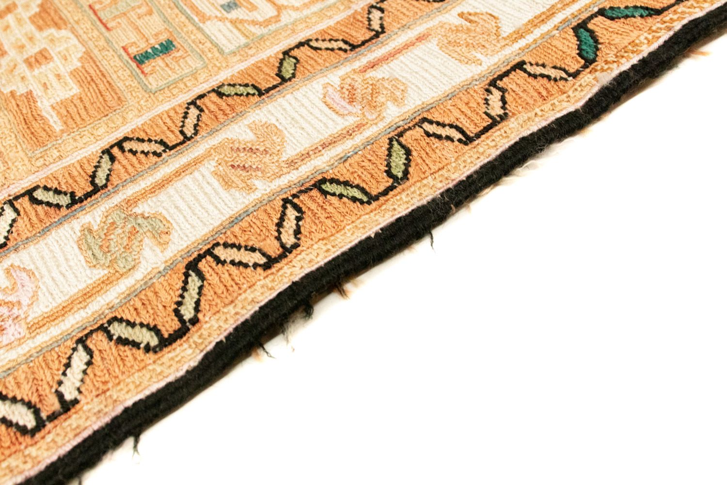 Kelim-tæppe - orientalsk - 141 x 103 cm - beige