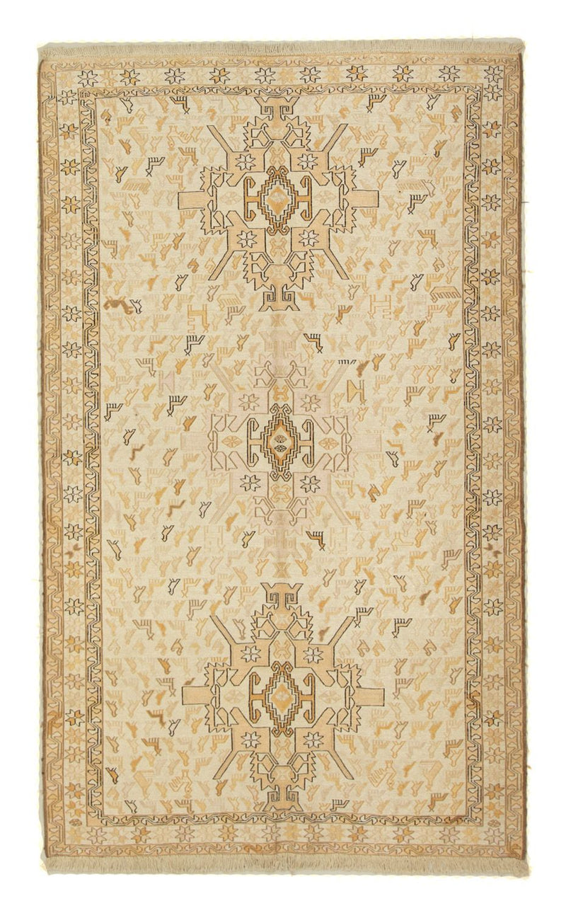 Kelim-tæppe - orientalsk - 200 x 123 cm - beige