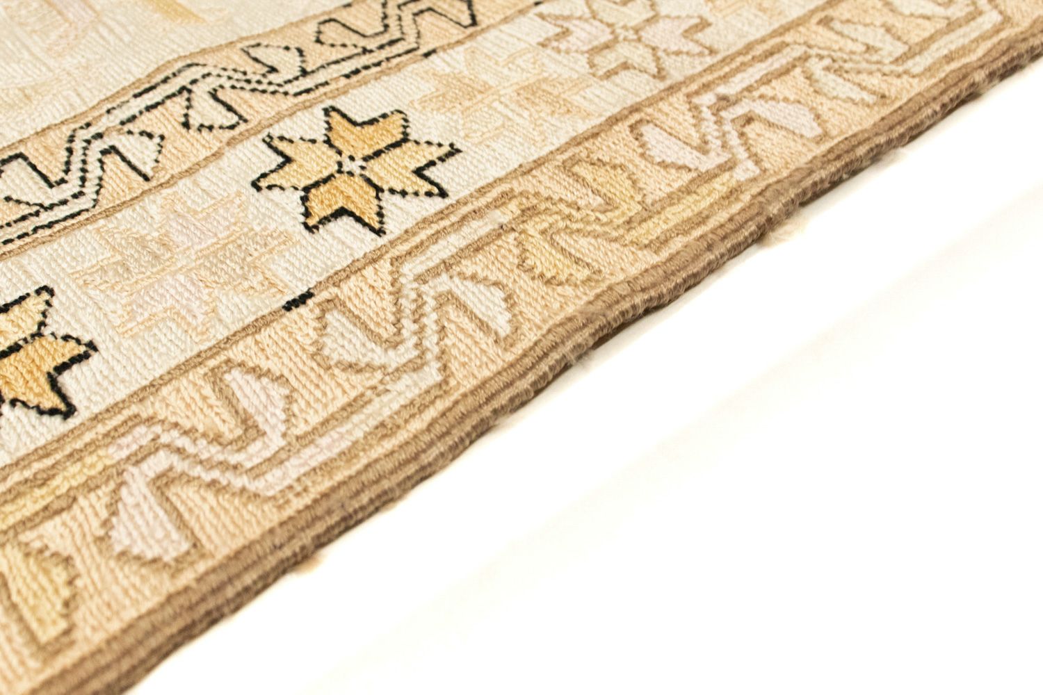 Kelim-tæppe - orientalsk - 200 x 123 cm - beige