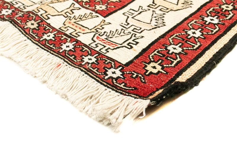 Kelim-tæppe - orientalsk - 187 x 126 cm - beige