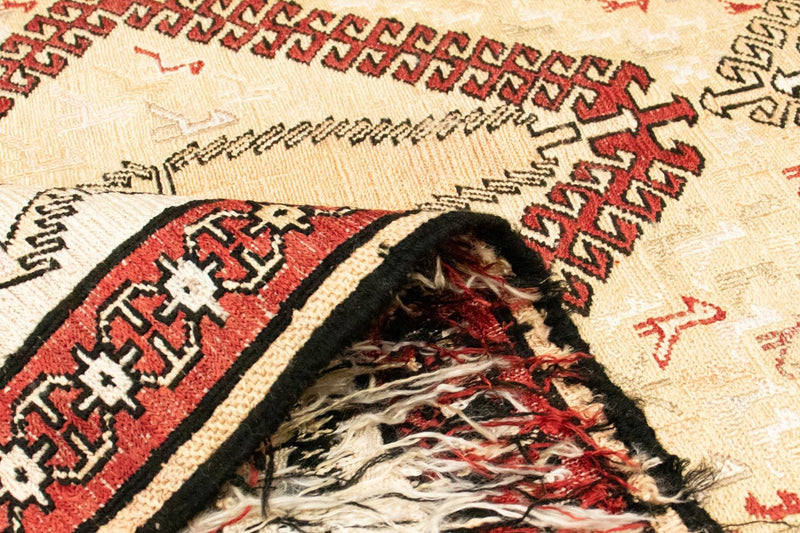 Kelim-tæppe - orientalsk - 187 x 126 cm - beige