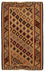 Kelim-tæppe - orientalsk - 185 x 120 cm - brun