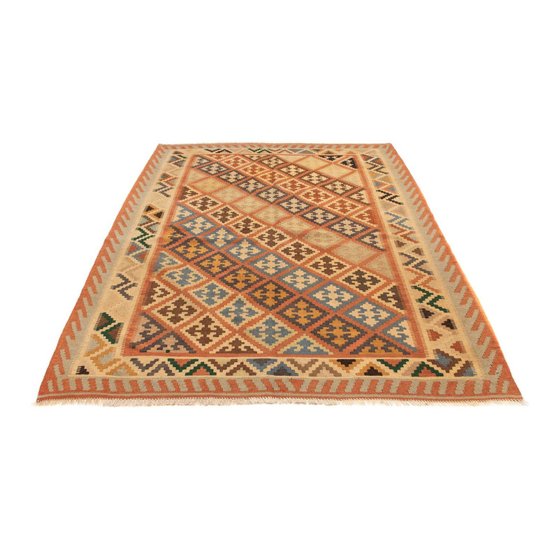 Kelim-tæppe - orientalsk - 207 x 154 cm - flerfarvet