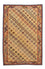 Kelim-tæppe - orientalsk - 205 x 136 cm - flerfarvet