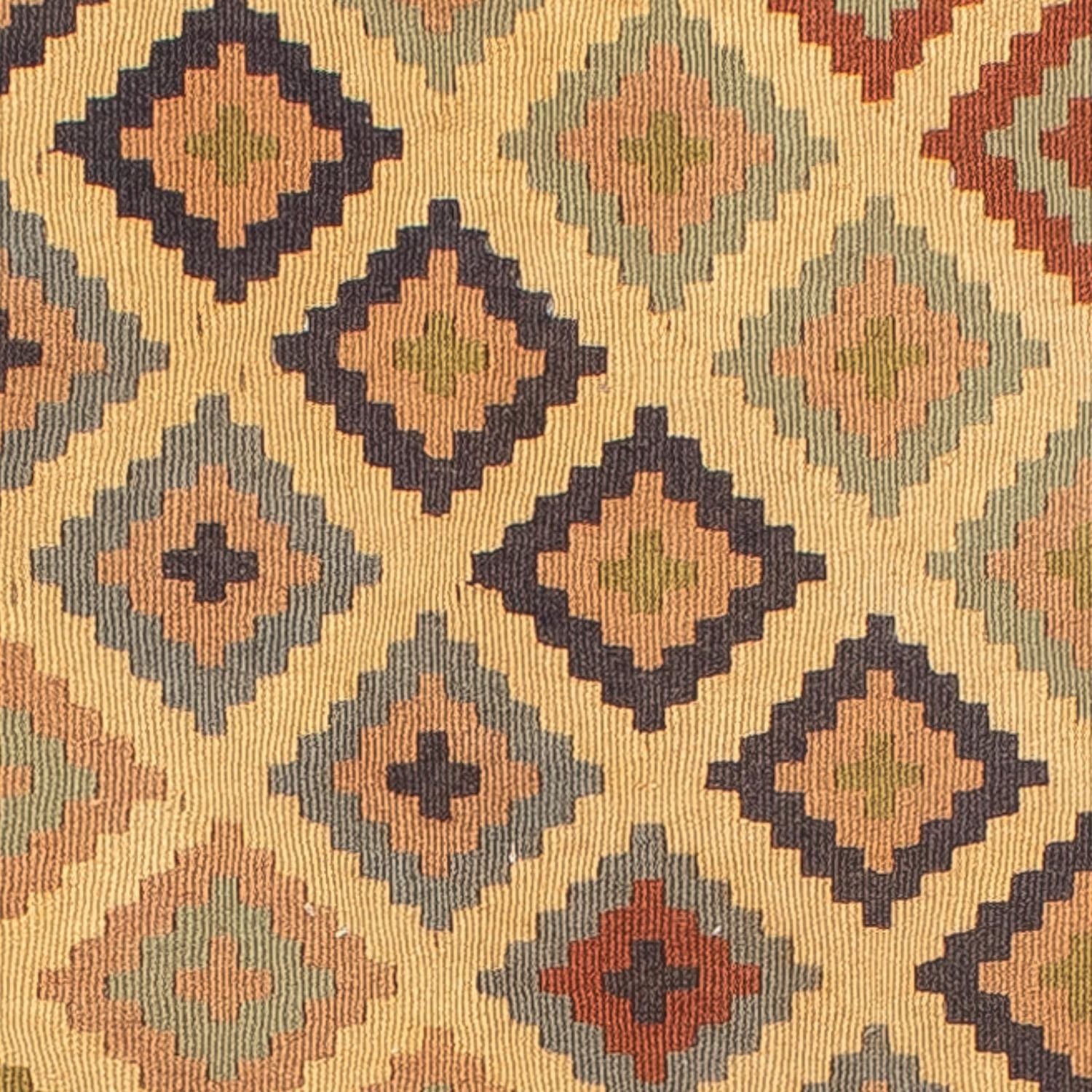 Kelim-tæppe - orientalsk - 205 x 136 cm - flerfarvet