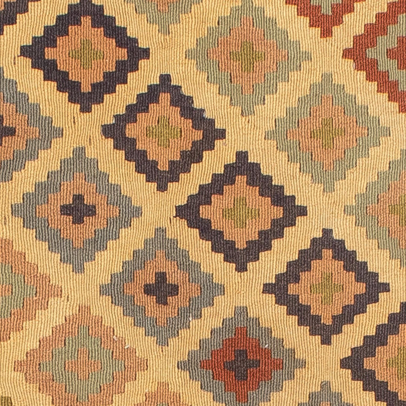 Kelim-tæppe - orientalsk - 205 x 136 cm - flerfarvet