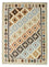 Kelim-tæppe - orientalsk - 195 x 158 cm - beige