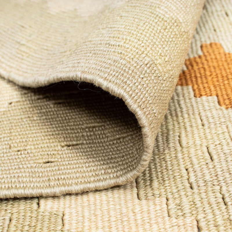 Kelim-tæppe - orientalsk - 195 x 158 cm - beige