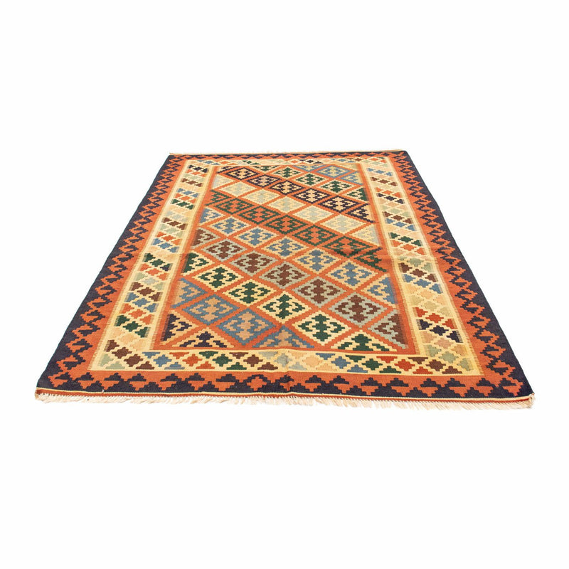 Kelim-tæppe - orientalsk - 208 x 157 cm - rust