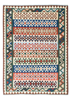 Kelim-tæppe - orientalsk - 203 x 150 cm - beige