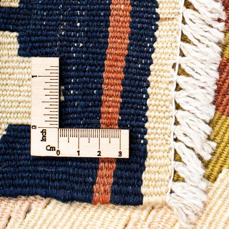 Kelim-tæppe - orientalsk - 203 x 155 cm - beige
