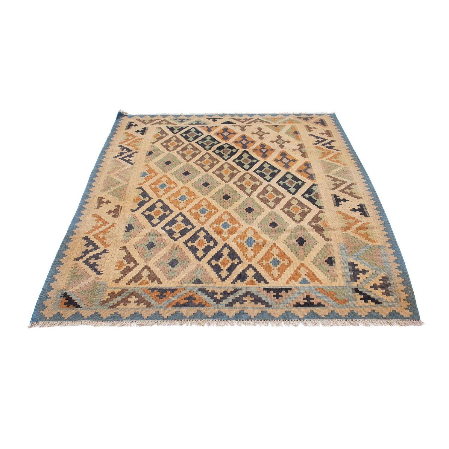 Kelim-tæppe - orientalsk - 180 x 130 cm - flerfarvet
