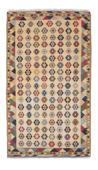 Kelim-tæppe - orientalsk - 216 x 127 cm - beige
