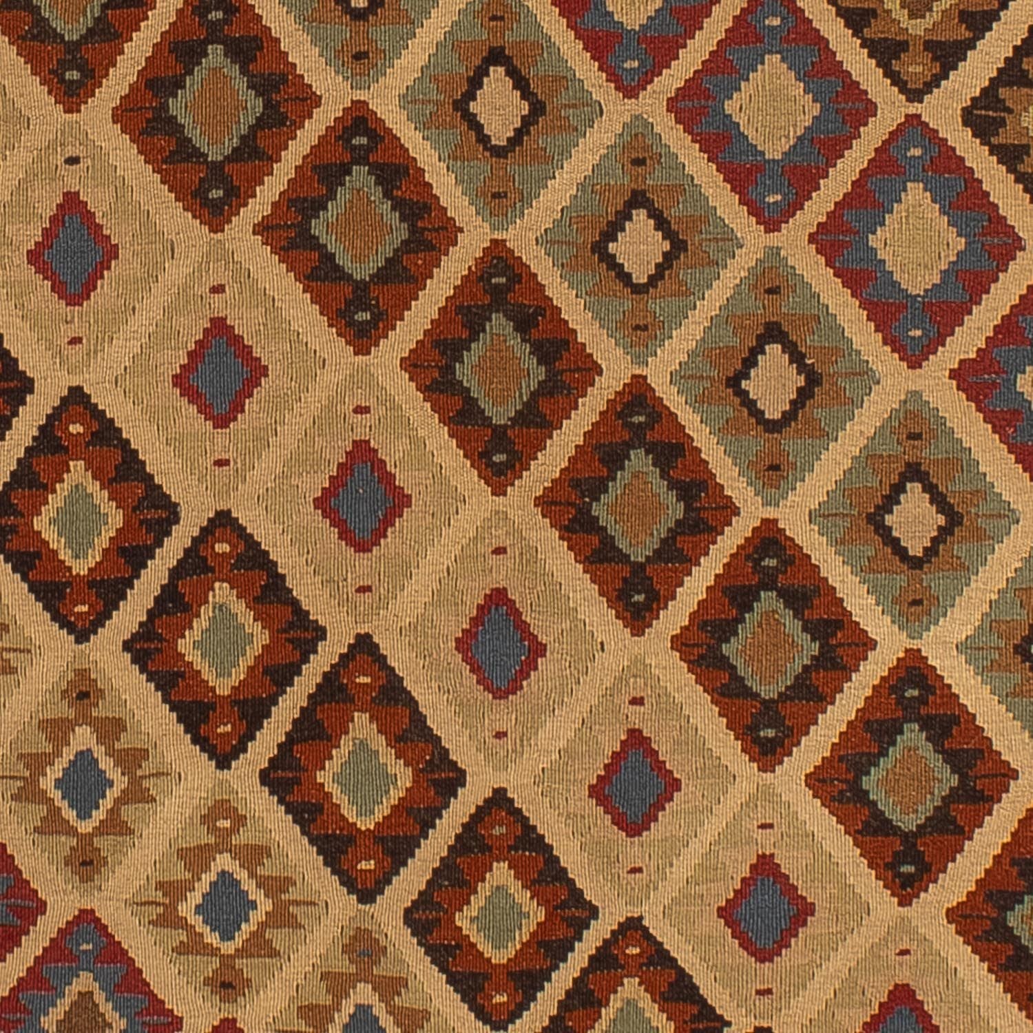 Kelim-tæppe - orientalsk - 175 x 124 cm - brun
