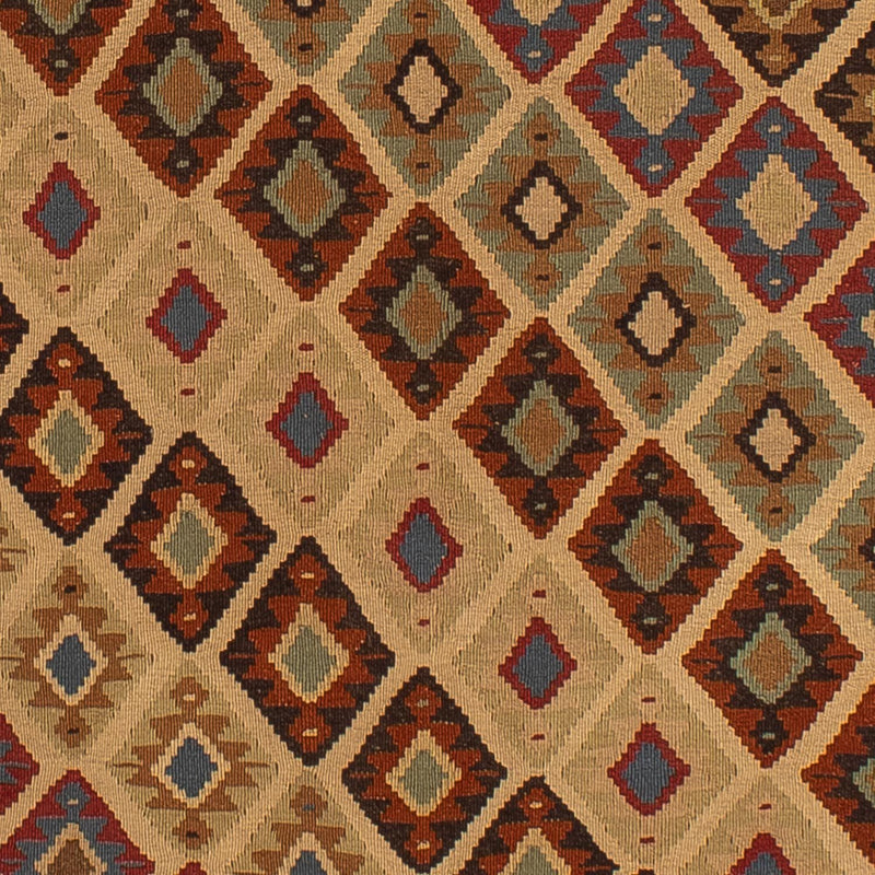 Kelim-tæppe - orientalsk - 175 x 124 cm - brun