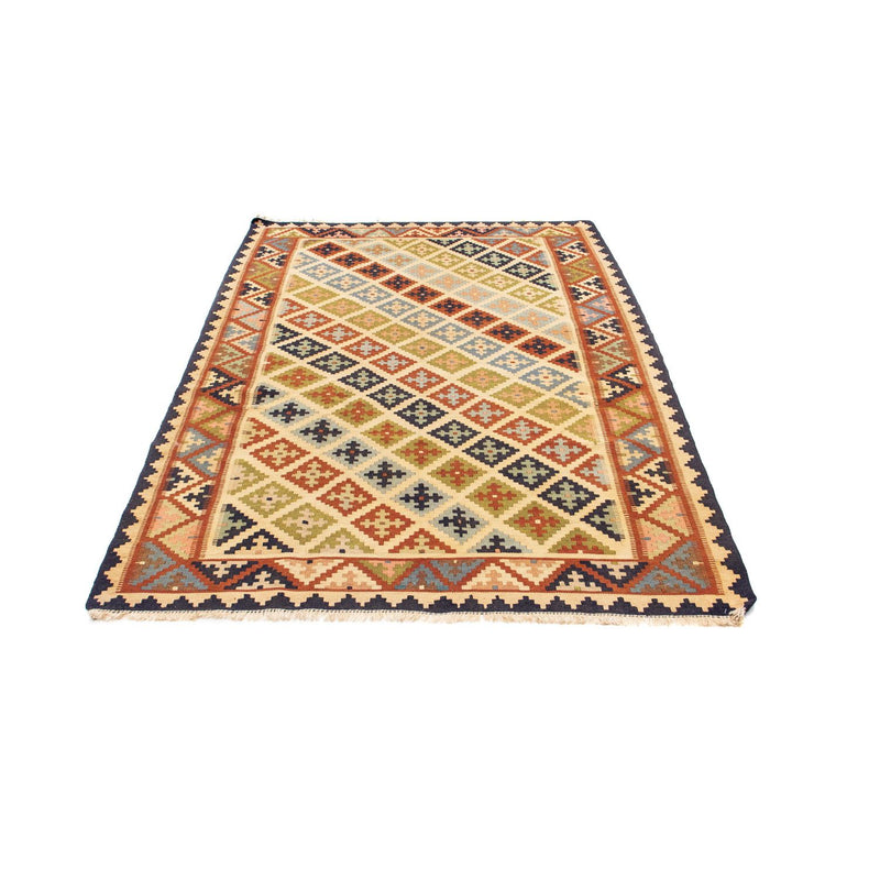 Kelim-tæppe - orientalsk - 204 x 129 cm - beige