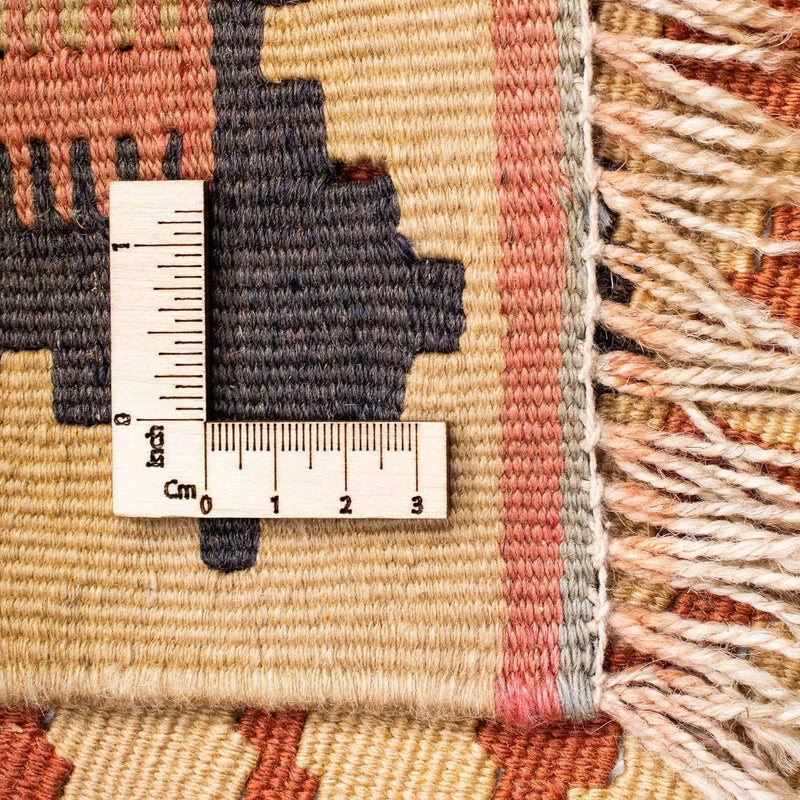 Kelim-tæppe - orientalsk - 190 x 144 cm - beige
