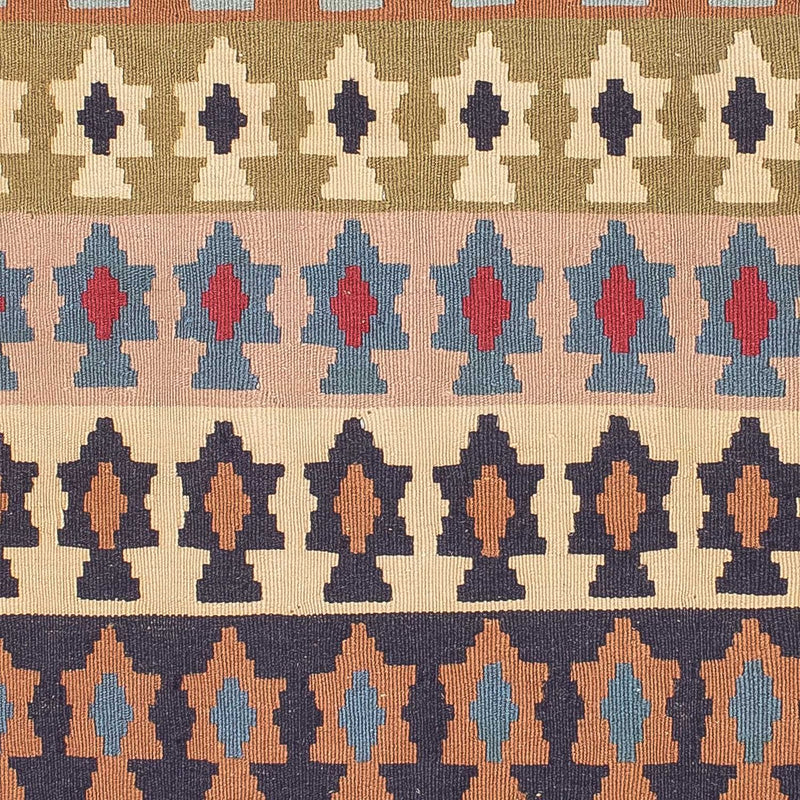Kelim-tæppe - orientalsk - 194 x 114 cm - flerfarvet