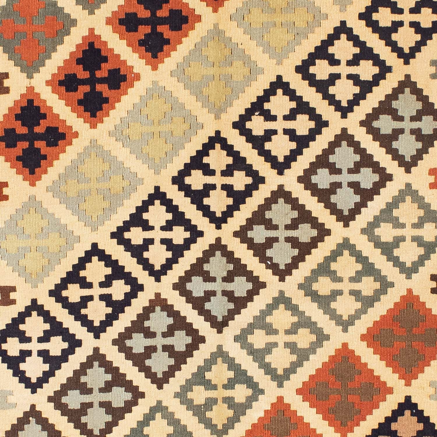 Kelim-tæppe - orientalsk - 200 x 147 cm - beige