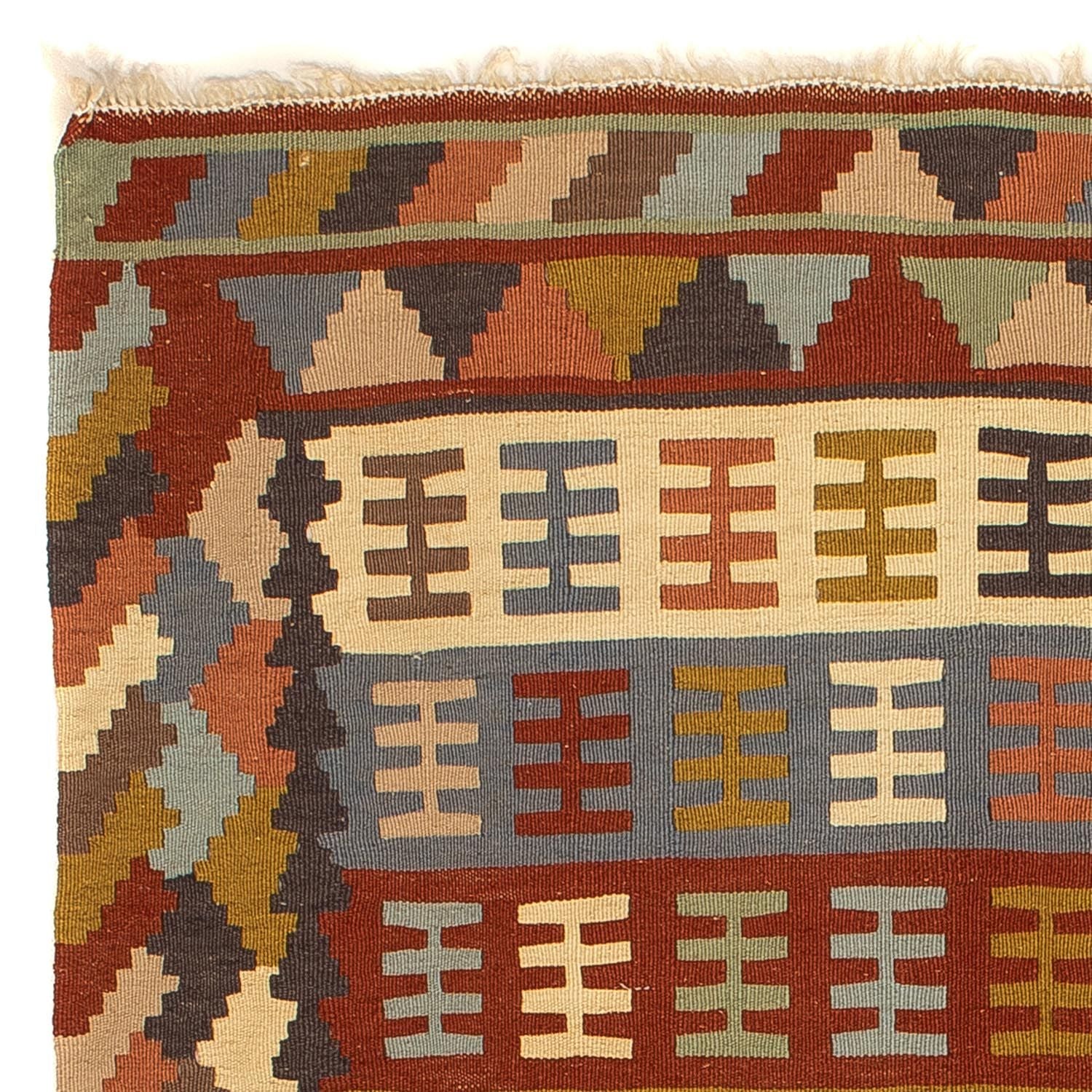 Kelim-tæppe - orientalsk - 156 x 100 cm - flerfarvet