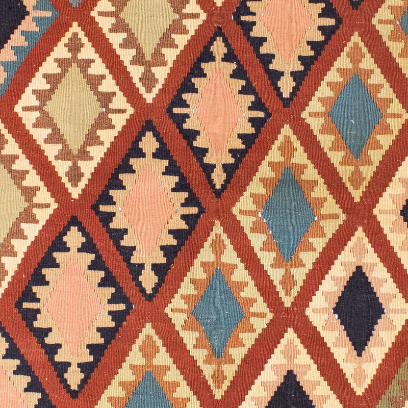 Kelim-tæppe - orientalsk - 182 x 121 cm - flerfarvet