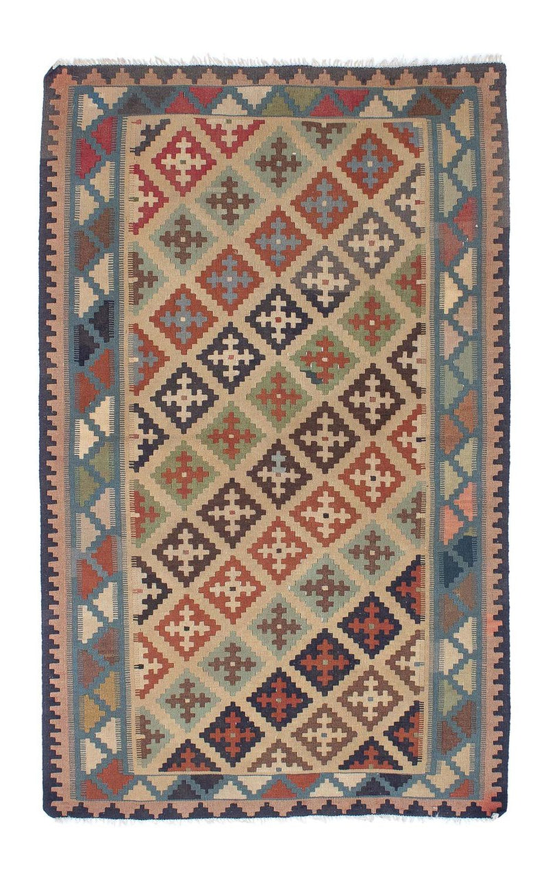 Kelim-tæppe - orientalsk - 173 x 108 cm - flerfarvet