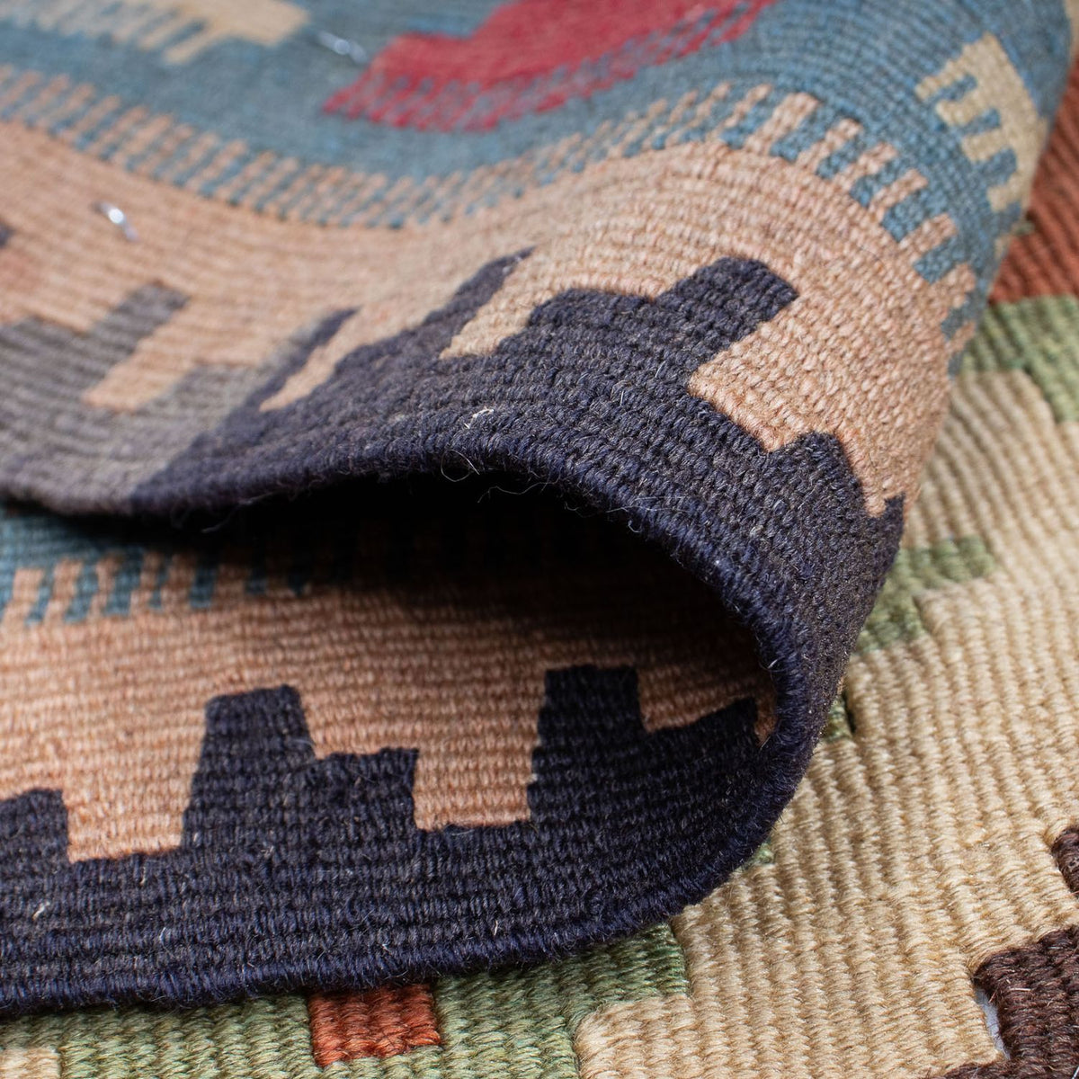 Kelim-tæppe - orientalsk - 173 x 108 cm - flerfarvet