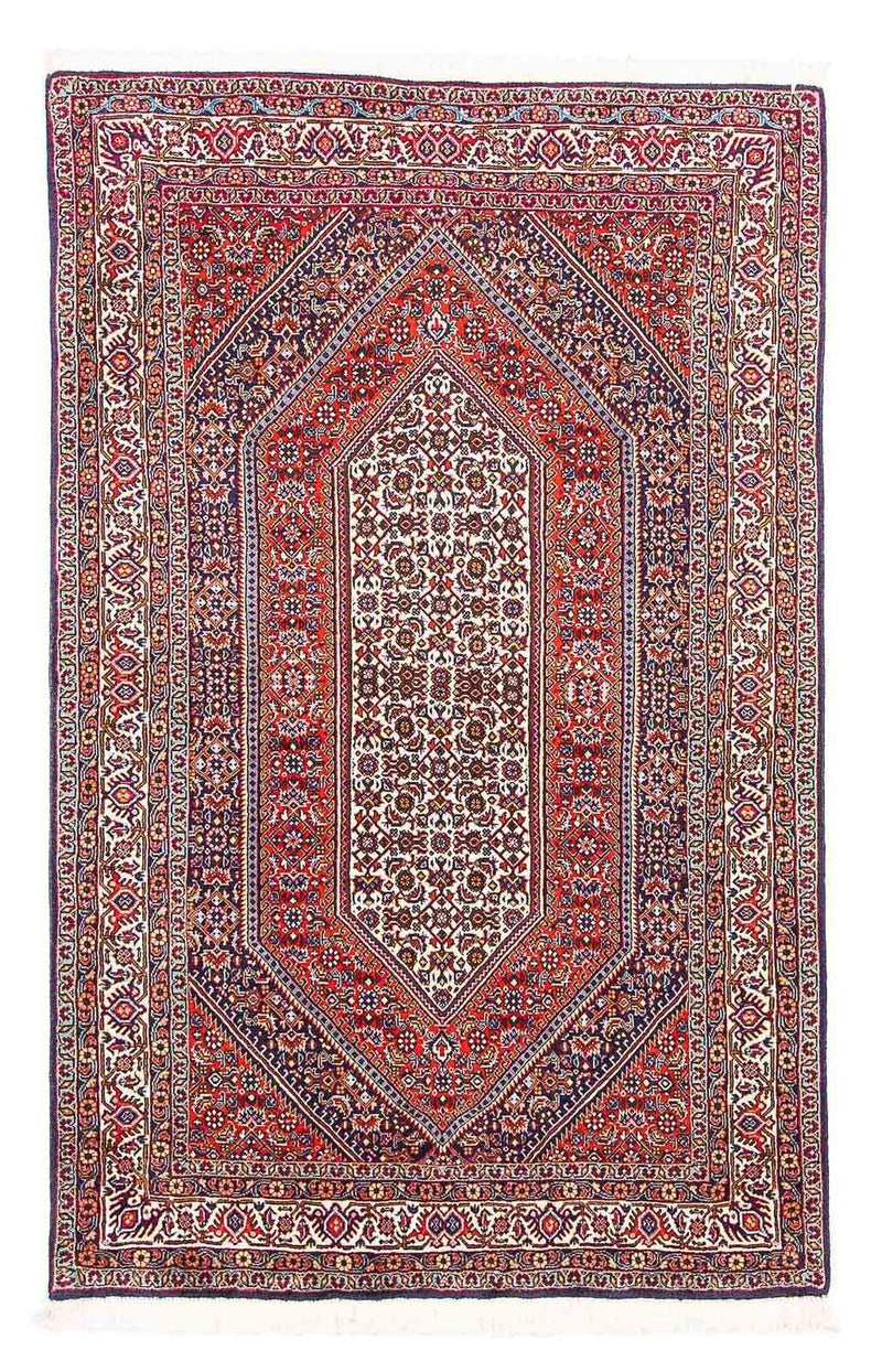 Persisk tæppe - Bijar - 159 x 106 cm - rød