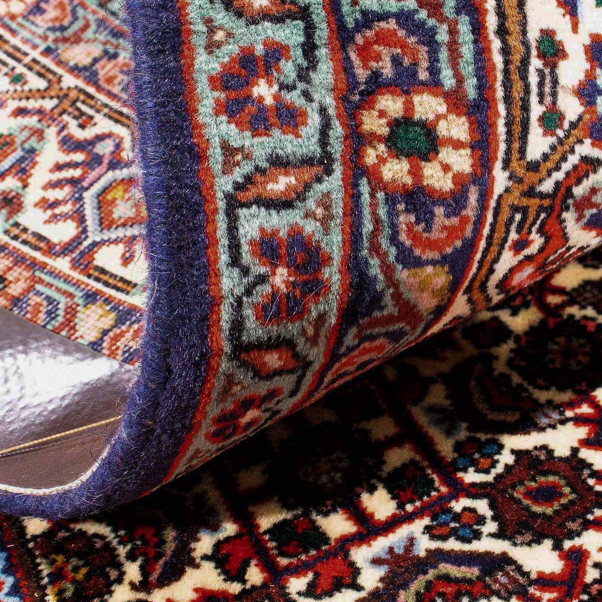 Persisk tæppe - Bijar - 159 x 106 cm - rød