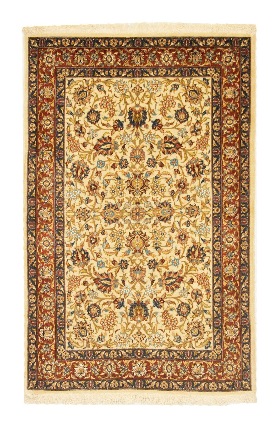 Persisk tæppe - Ghom - 154 x 100 cm - beige