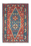 Kelim-tæppe - orientalsk - 167 x 114 cm - blå