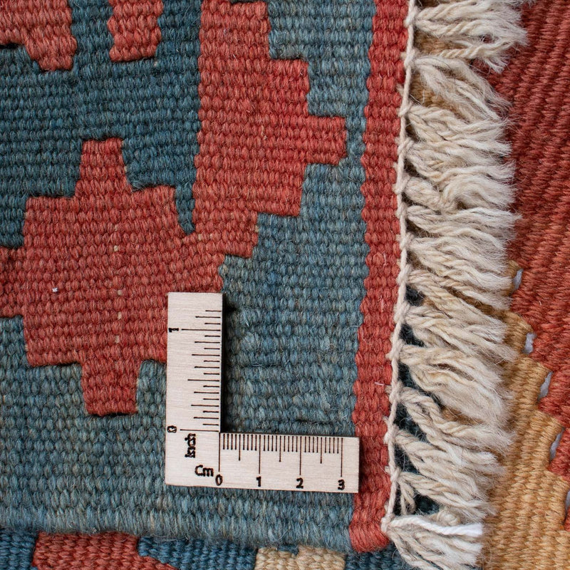 Kelim-tæppe - orientalsk - 167 x 114 cm - blå